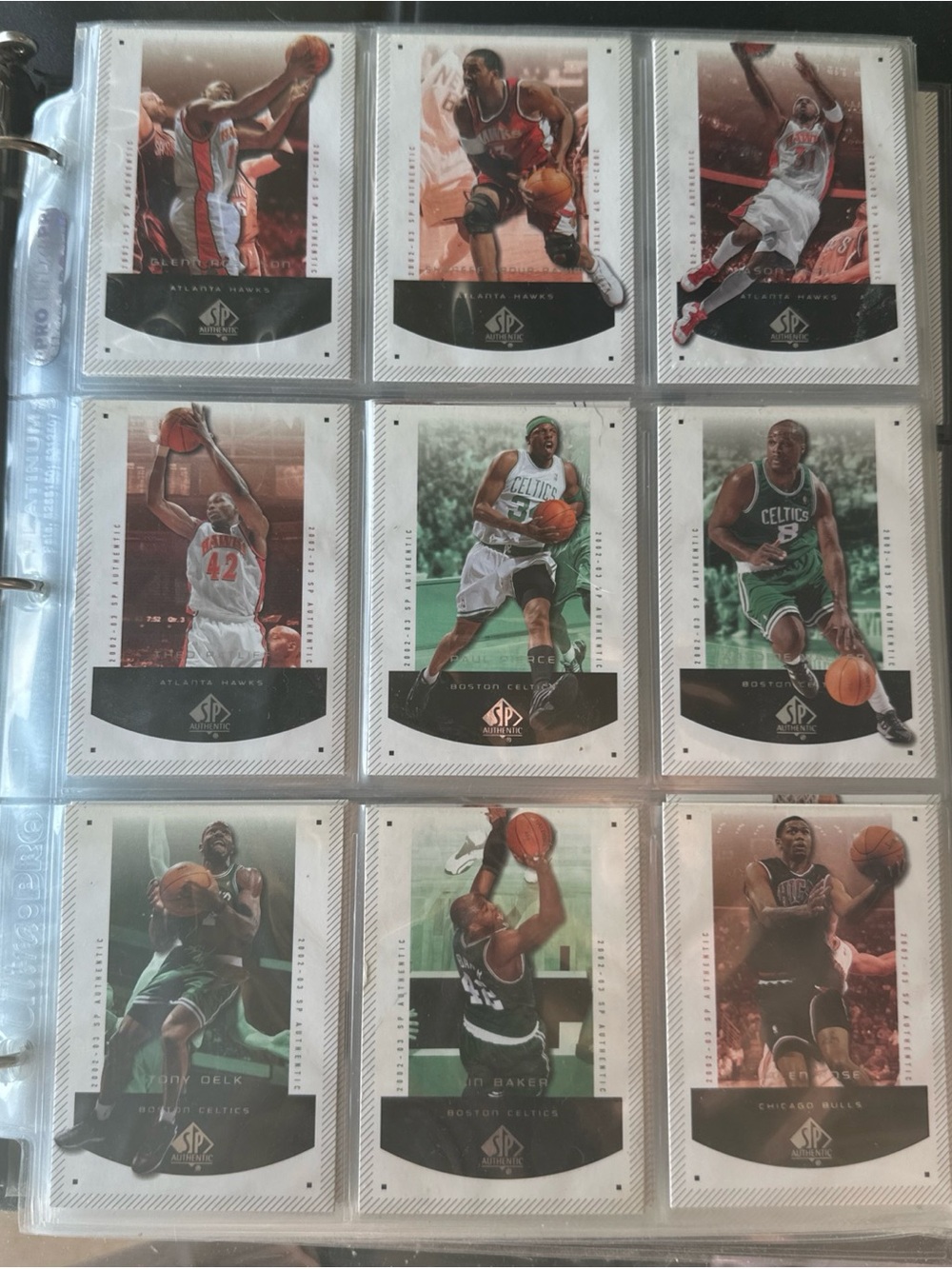 Basketball Cards - Upper Deck Black Diamond and SP Authentic Sets - 2003 all NM